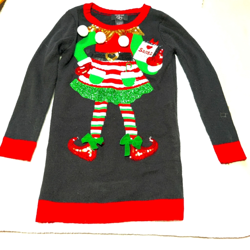 Christmas sweater dress